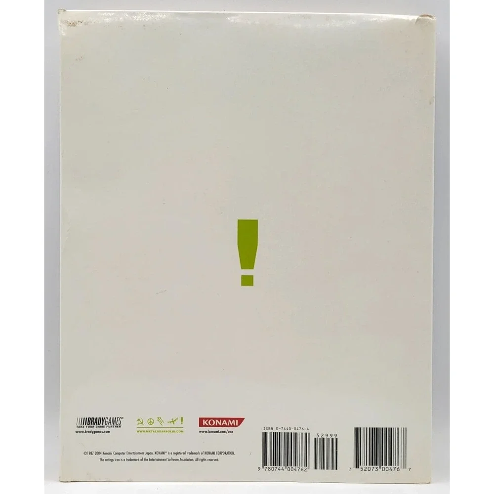 Metal Gear Solid 3 Snake Eater Limited Strategy Guide PS2‎ Playstation 2